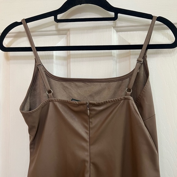 New! Wild Fable long faux leather dress - Picture 4 of 7